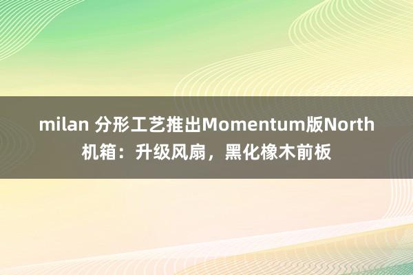milan 分形工艺推出Momentum版North机箱：升级风扇，黑化橡木前板